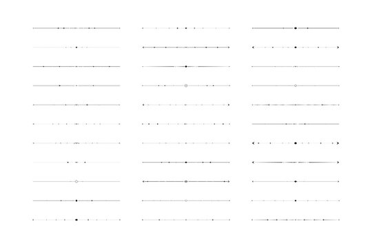 Black dotted grid pattern on white background, symmetrical and minimalist dots