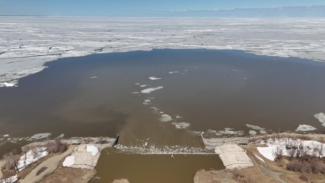 Delta Beach, Manitoba In Spring