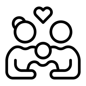 Family love Line Icon
