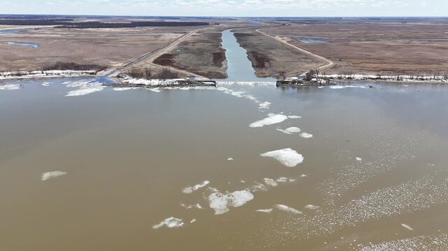 Delta Beach, Manitoba In Spring