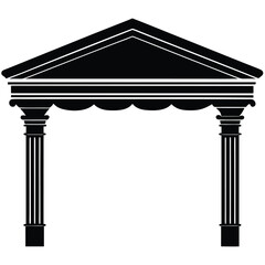Cornice design on a white background © Tanusree