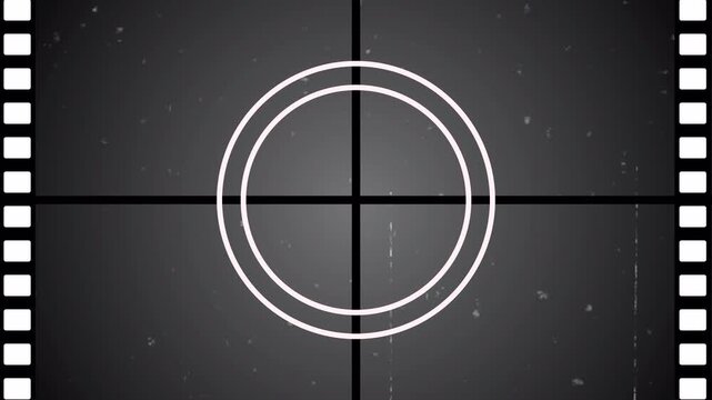 10 second old film countdown vintage retro movie from 10 to 0 number. 4k footage video animation