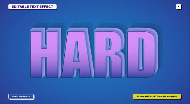 Hard 3D Editable Text Effect with Modern Fluid Pink Script and Glossy Neon Highlight
