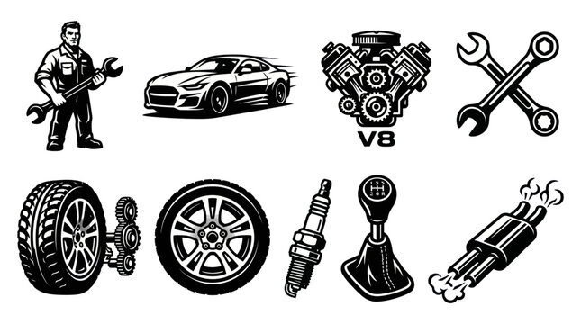 Professional Mechanic Specialist and Auto Spare Parts Elements