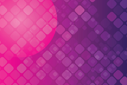 Gradient pink to purple diagonal square pattern with large overlay circle abstract background