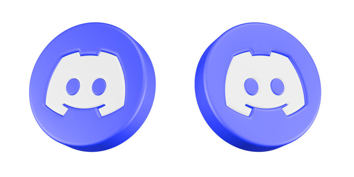 3D rendered icon of the Discord logo ui/ux apps