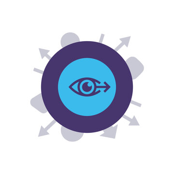 Dual feedback loops icon, synchronized cycles on balance, systems thinking workshop, iterative improvement session, organization model, strategy planning, vector illustration