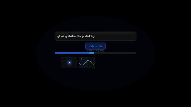 Abstract glowing dark ui design featuring a progress bar. Perfect for technology, software, gaming, and futuristic digital concepts.