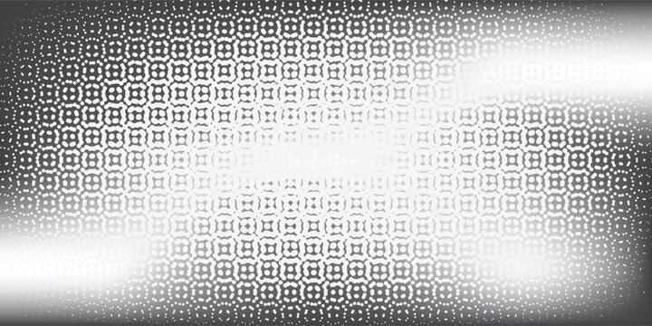 Monochrome halftone background with a gradient of dots creating a modern and minimalist design element EPS vector