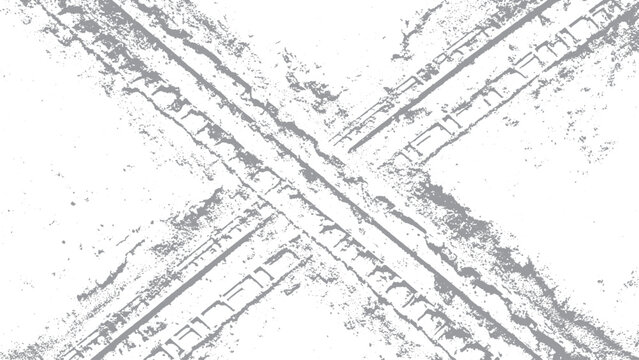 Abstract gray ink strokes with artistic brush texture Vector pack of long brush lines and ink circles