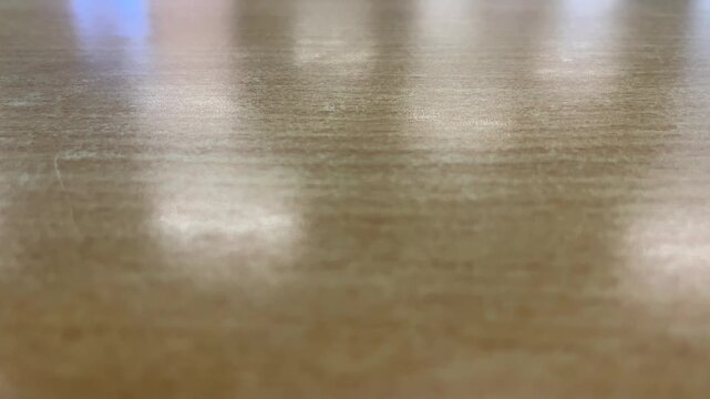 close up view of empty wooden table. Natural texture in harmonious wood. brown wood plank office table background texture. Isolated, copy space, backgrounds. free, negative, text, design. industry