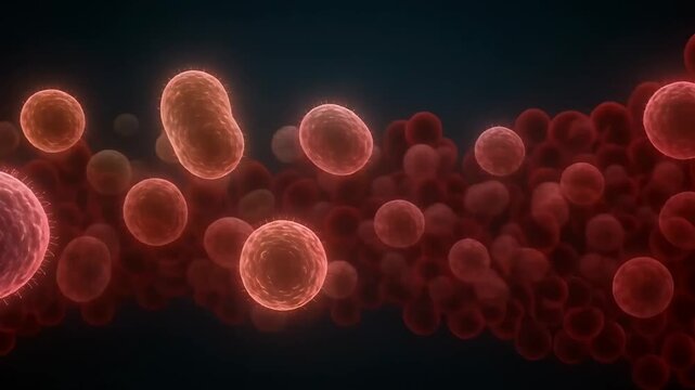 Gut Brain Axis Microbiome Depression Concept Illustration Abstract Art