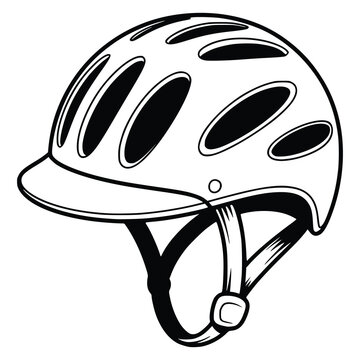 Bicycle helmet with ventilation holes