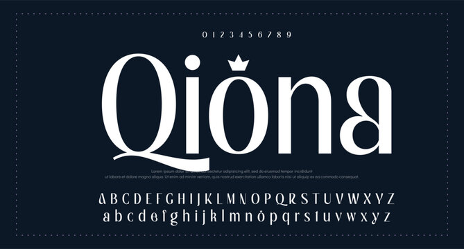 modern alphabet fonts. technology typography urban font and number uppercase. vector illustration 