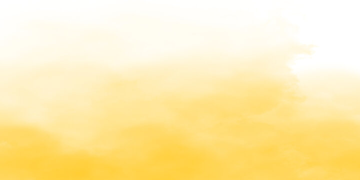 Yellow watercolor background with soft paint texture, abstract golden wash on white paper, artistic mustard yellow gradient for creative design