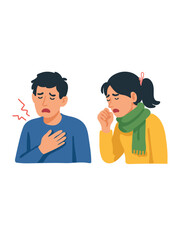 Obraz premium virus infection warning for adults