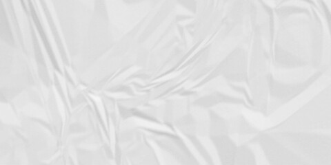 Obraz premium White paper wrinkled texture for background space. Rough white paper. Paper texture, recycled creased paper background.