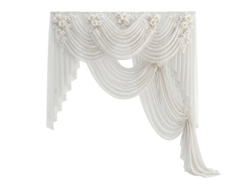 White macrame wall hanging