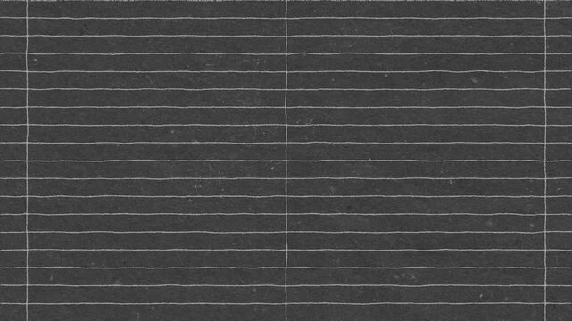Textured dark paper notebook page with white lines illustrating writing surface for various purposes