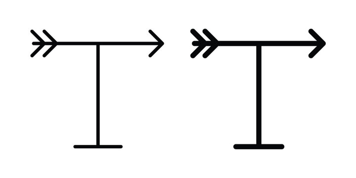 Veleta icon in solid and flat style, Stroke icons.
