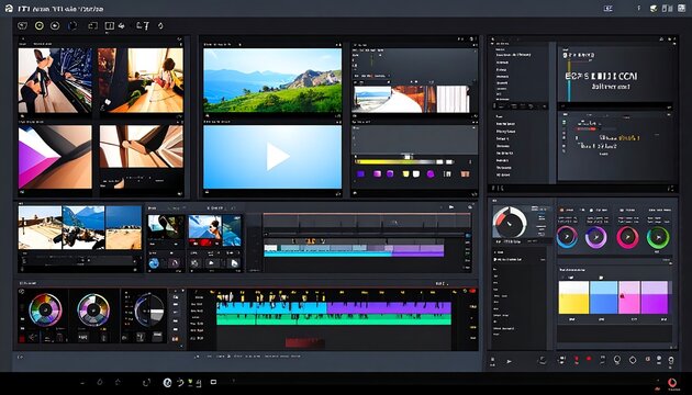 Video editing software interface screenshot.