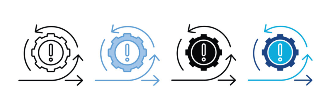 Recovery Icon Set Multiple Style Collection