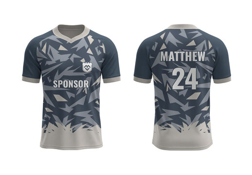 Abstract Sports Team Jersey Design