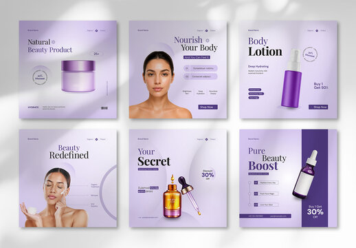 Beauty Skincare Promo Social Media Post