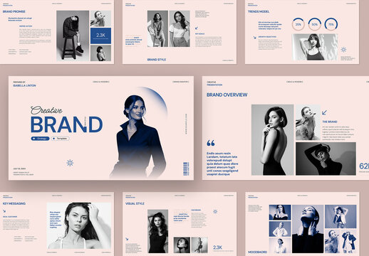 Creative Brand Strategy Presentation Layout