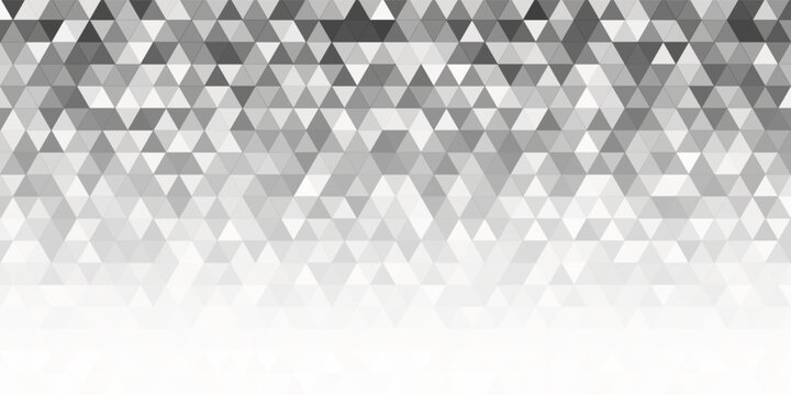 Abstract black geometric hipster fashion design print halftone triangle pattern