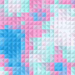Obraz premium Low Poly Geometric Texture in Gradient Tones
