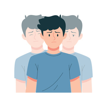 Medical illustration set showing common stroke symptoms including face drooping, arm weakness, speech difficulty, dizziness, blurred vision, paralysis, nausea, and confusion. Suitable for healthcare e