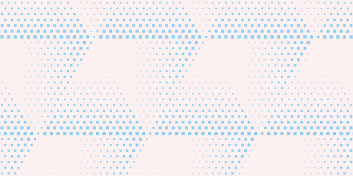 Halftone Rhombus Vector Abstract Geometric Technology Blue Background. 80s Retro Style Rhombus Shape Simple Pattern. Dynamic Tetragonal Structure Minimalist Style Technology Wallpaper