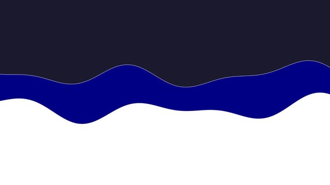 115 Wave Line Dark Blue 2Lines Slow Down C - Animated Background Loop