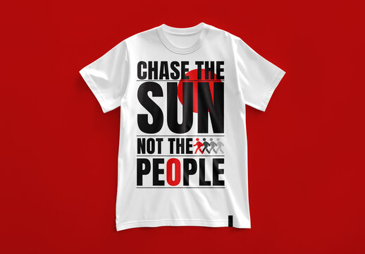 Motivational Summer Quote T Shirt Design Template