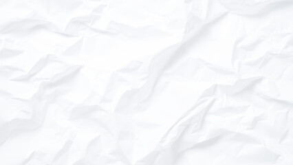 Crumpled white paper texture with creases and folds covering entire surface area © Ageless Artistry