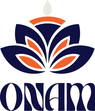 Onam silhouette vector
