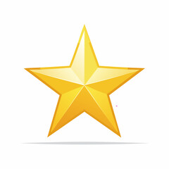 Obraz premium Golden Star Icon