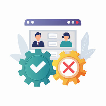 Business Process Approval and Rejection Gears