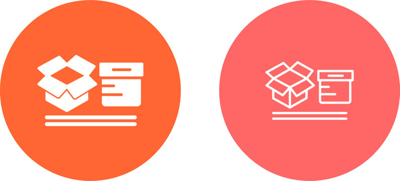 Boxes Vector Icon