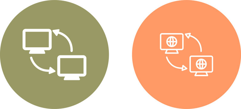 Synchronization Vector Icon
