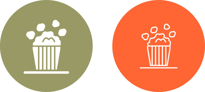 Popcorn Vector Icon