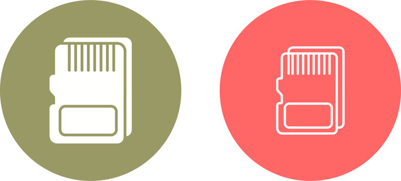 SD Card Vector Icon