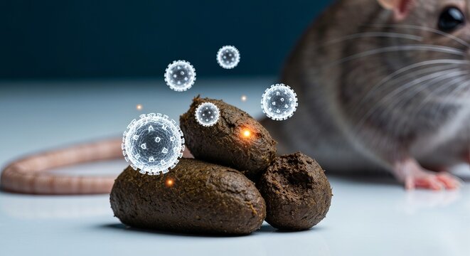 Health Risks of Rodent Parasites Infections from Mouse Droppings and Fecal Matter Contamination