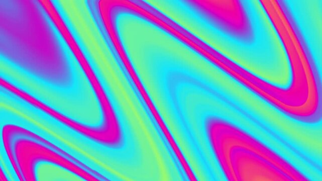 abstract colorful gradient loop background.Rainbow color liquid wave pattern