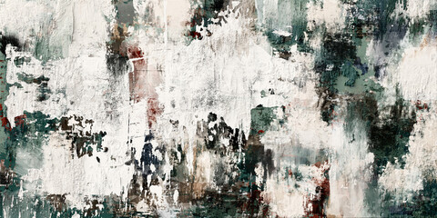Abstract art creativity, modern artistic design, texture effects, fine wall art decor, print material, knife painting strokes, elegant abstract style, mural art, home decoration, artistic expression © CHREMOS