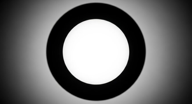 Modern Minimalist Round LED Recessed Ceiling Light with Bright White G