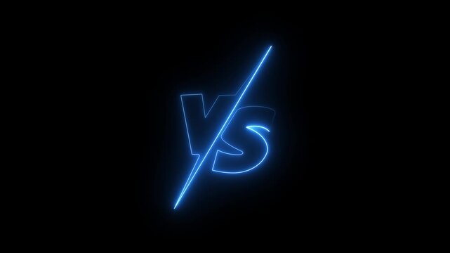 VS versus bars neon animated versus vs bars neon, VS versus bars neon animation on background VS versus bars neon animated, VS versus bars neon animated versus vs bars black 4k vido