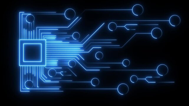 ai agent- businessman working with virtual reality at office. Multi agent AI systems concept on black background. AI driven solutions streamline workflows, Decision, enhance productivity 4k vido
