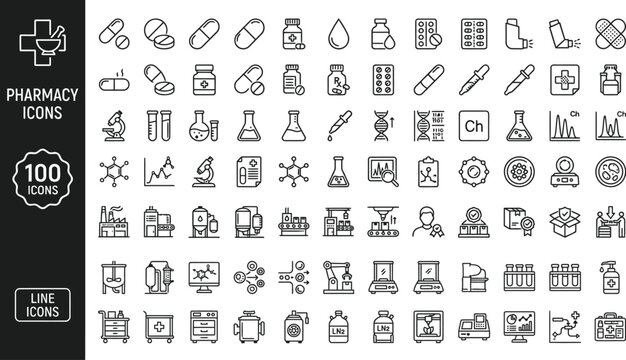 Manufacturing Icon Medication Pharmaceutical Manufacturing Icons Images – Browse 13,772 Stock Photos ...